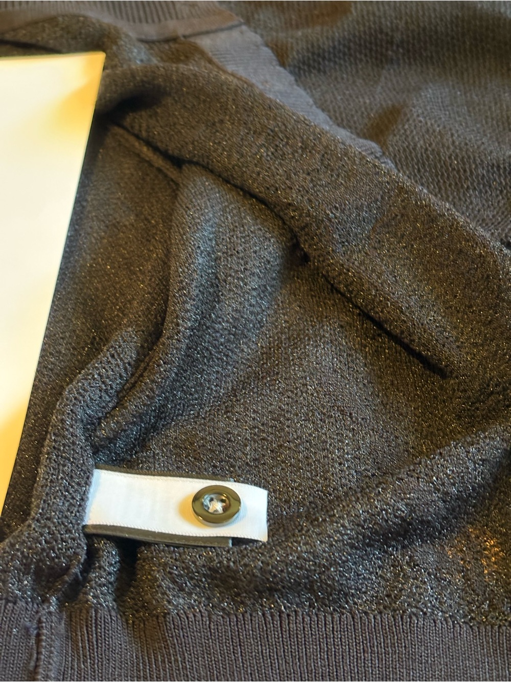 torrid Black V‑Neck Knit Cardigan with Button Front - Picture 5 of 6